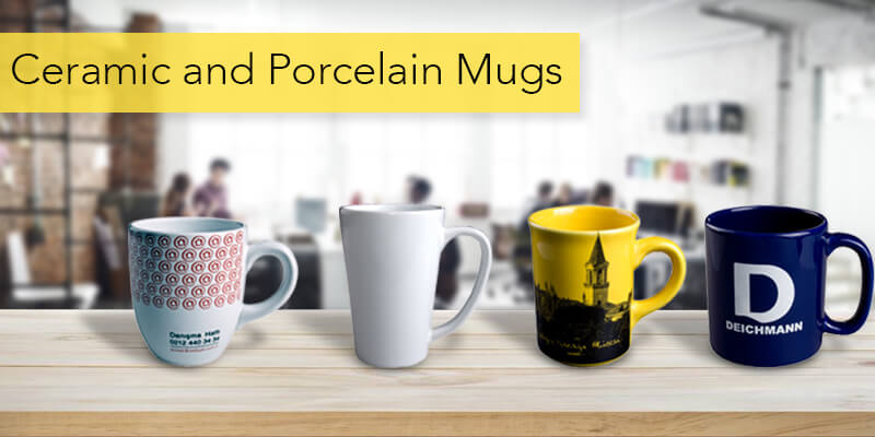 Ceramic and Porcelain Mugs